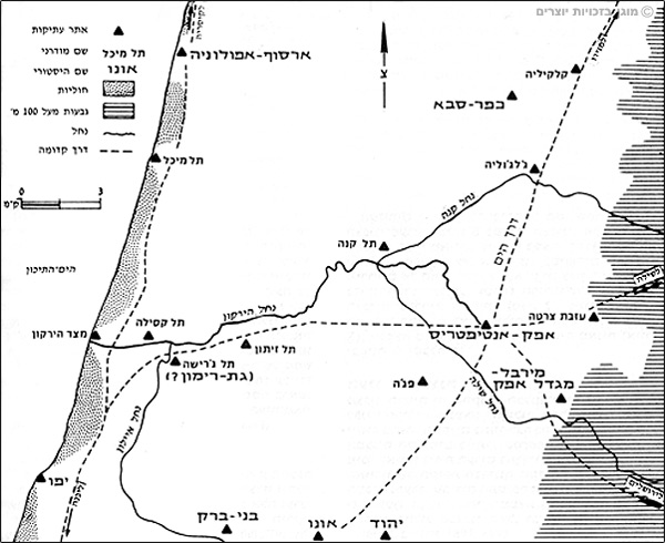 אתרים קדומים באגן הירקון