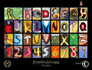 The Butterfly alphabet : Detail of  Lepidoptera