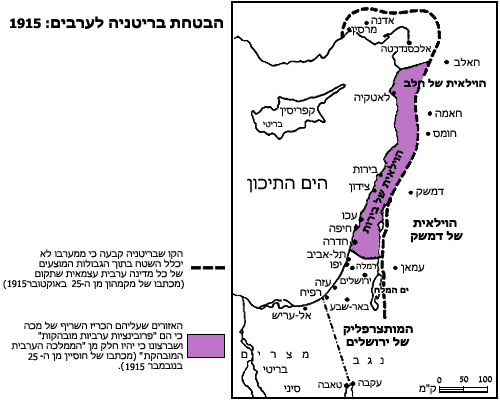 הבטחת בריטניה לערבים: 1915