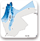 כמות הגשם השנתית הממוצעת במ"מ בישראל וירדן